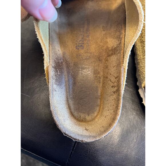 Birkenstock -Arizona suede leather sandals - women’s 39 Us 8 - Picture 7 of 10